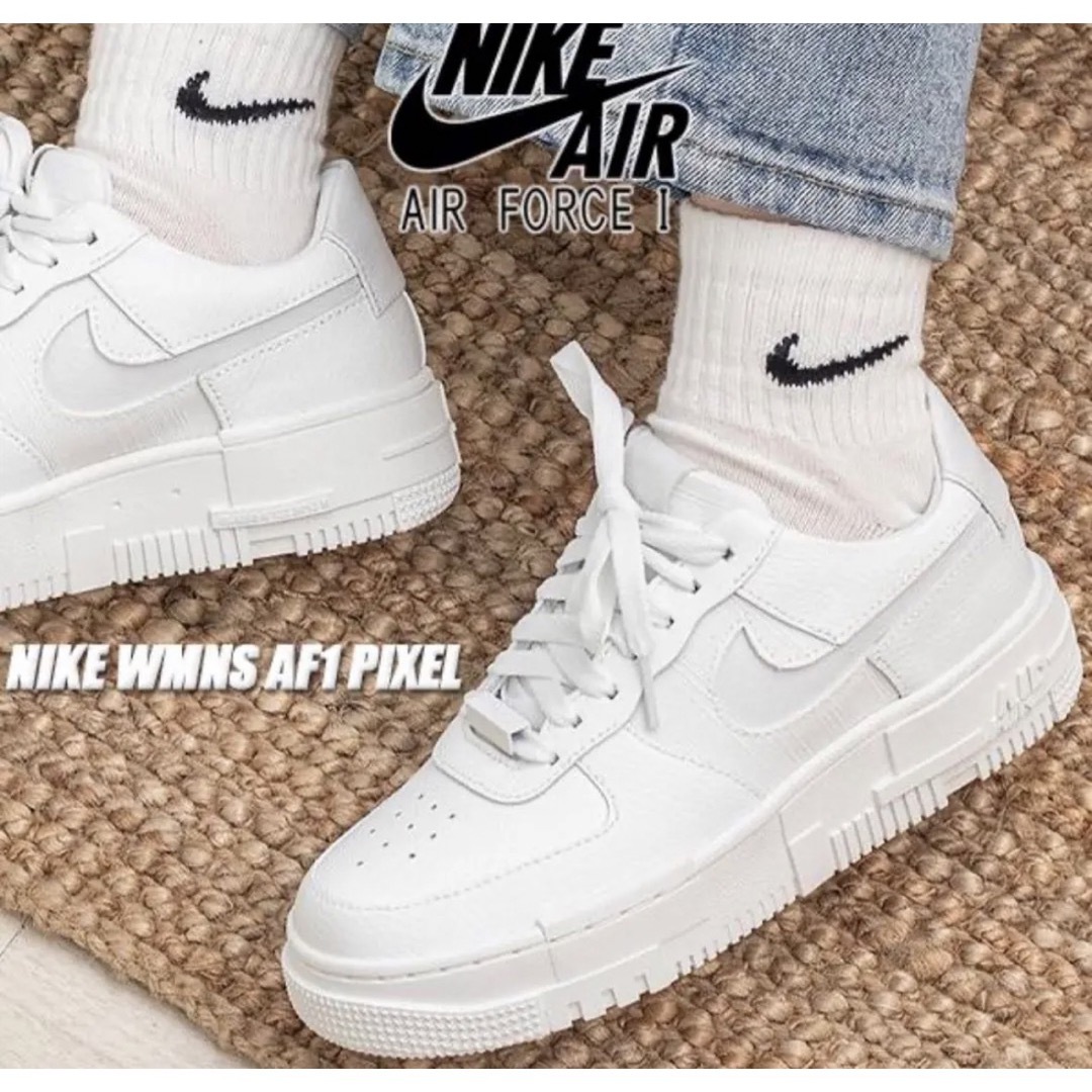 43mmソールの高さについてNIKE WMNS AIR FORCE 1 PIXEL ナイキ エア フォース