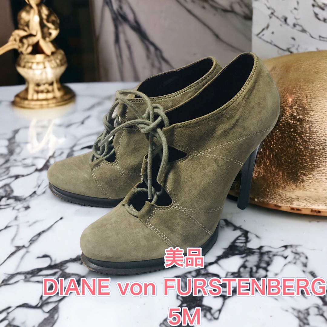 DIANE von FURSTENBERG(ダイアンフォンファステンバーグ)の美品　試着のみ　DIANE von FUSTENBERG パンプス　ブーティ レディースの靴/シューズ(ブーティ)の商品写真