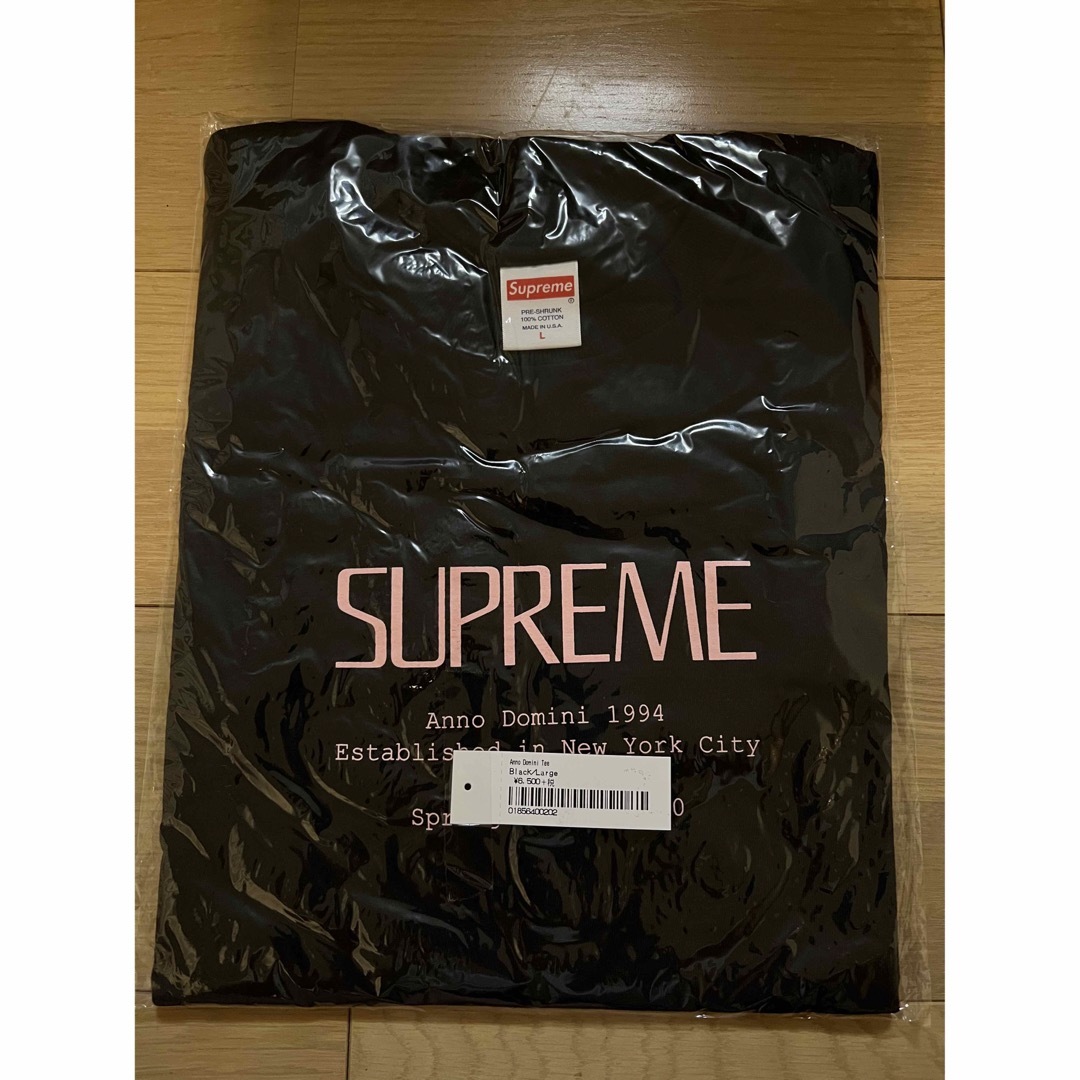 Supreme Anno Domini Tee Black Large 黒配送方法送料込み発送元