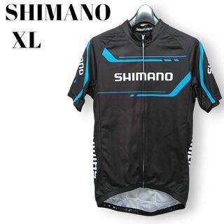 シマノ(SHIMANO)のXL　SHIMANO　ジップアップ  サイクルジャージ シマノ(ウエア)