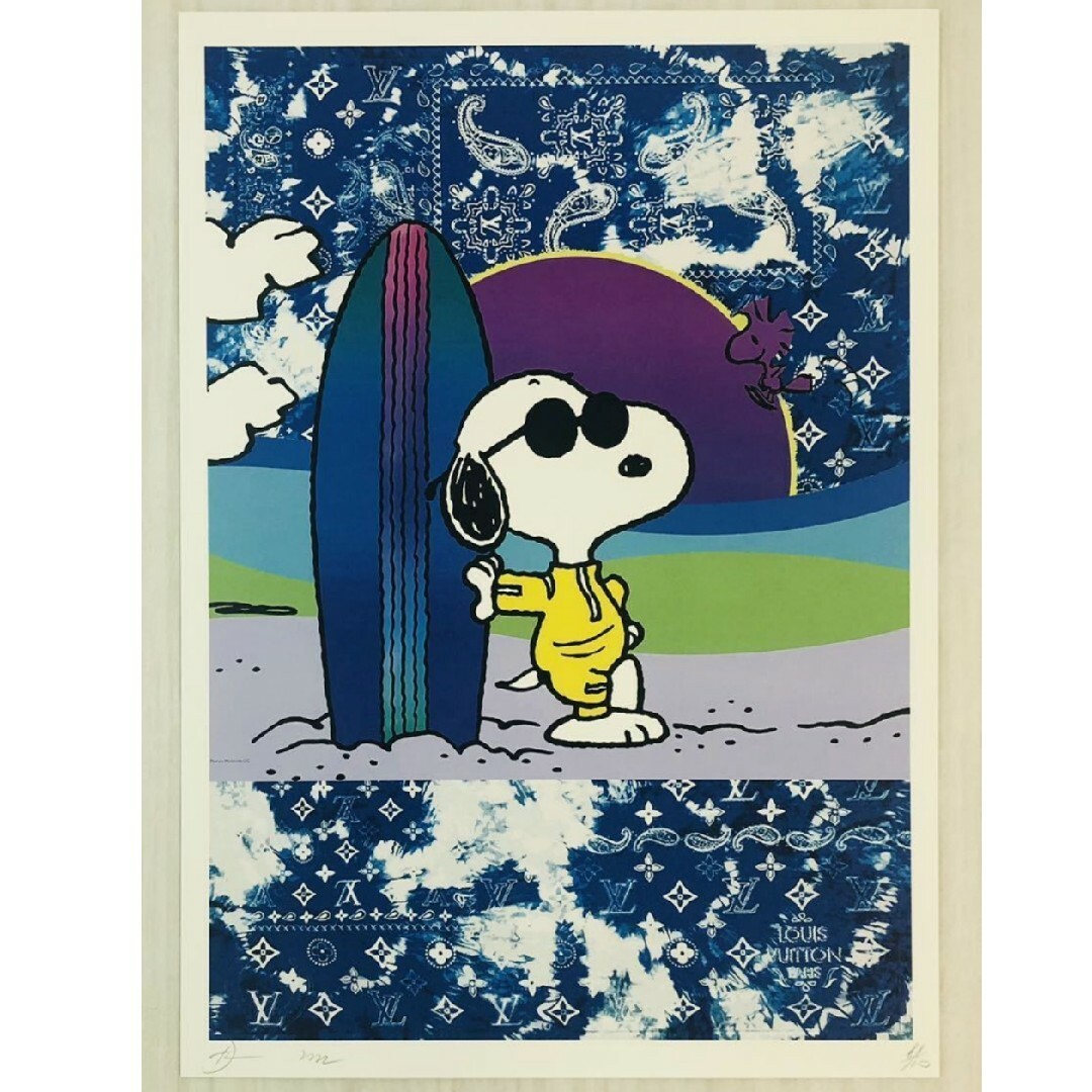 DEATH NYC 世界限定100枚 アートポスター スヌーピー SNOOPY