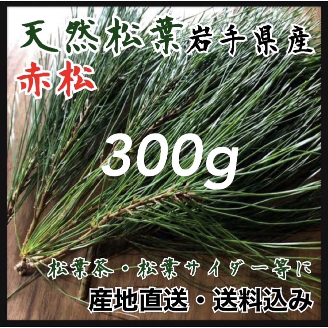 【お試し300g】天然 松葉 松の葉 松茸の産地 赤松　松葉茶 食品/飲料/酒の健康食品(健康茶)の商品写真