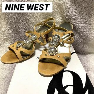 ナインウエスト(NINE WEST)のs89d NINE WEST ミュールサンダル レザーパンプス 半球体デザイン(サンダル)