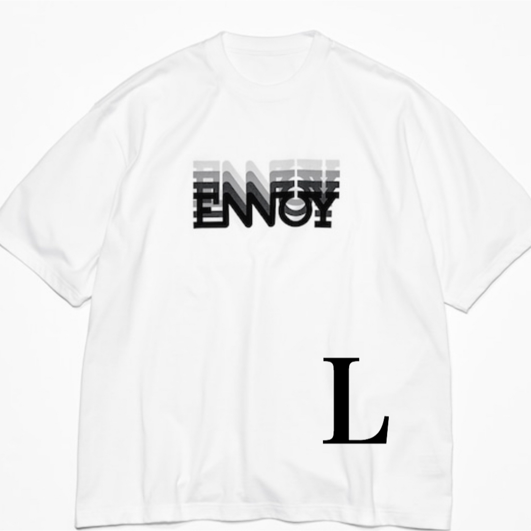 ENNOY ELECTRIC LOGO GRADATION SS TEE