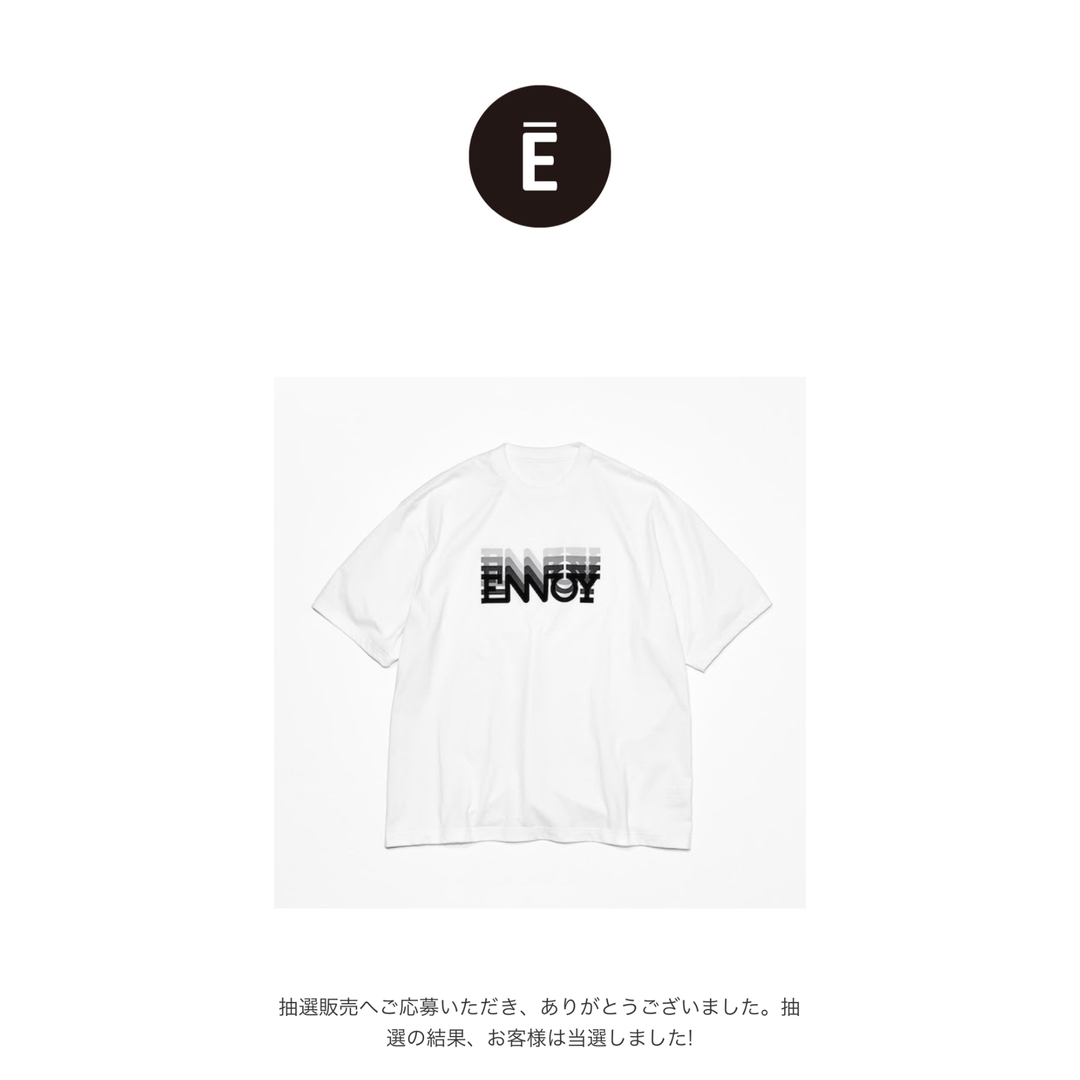 全てのアイテム ennoy ELECTRIC LOGO GRADATION SS TEE - トップス