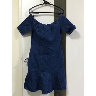 ゲス(GUESS)のGUESS ゲス デニムワンピース レディース サイズ2(ひざ丈ワンピース)