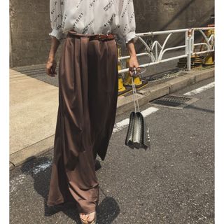 アメリヴィンテージ(Ameri VINTAGE)のAmeri Vintage RELAX HIDE BELT PANTS(カジュアルパンツ)