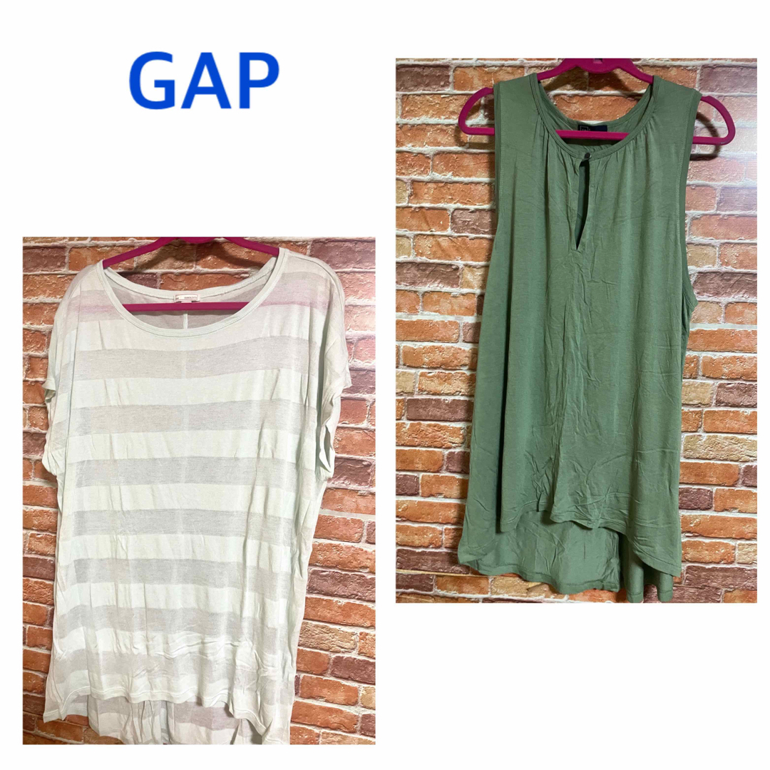 GAP(ギャップ)のGAP  2枚セット　トップス レディースのトップス(カットソー(半袖/袖なし))の商品写真