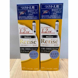 リライズ(Rerise（KAO）)のリライズ 白髪用髪色サーバー リ・ブラック まとまり仕上げ つけかえ用 190g(白髪染め)