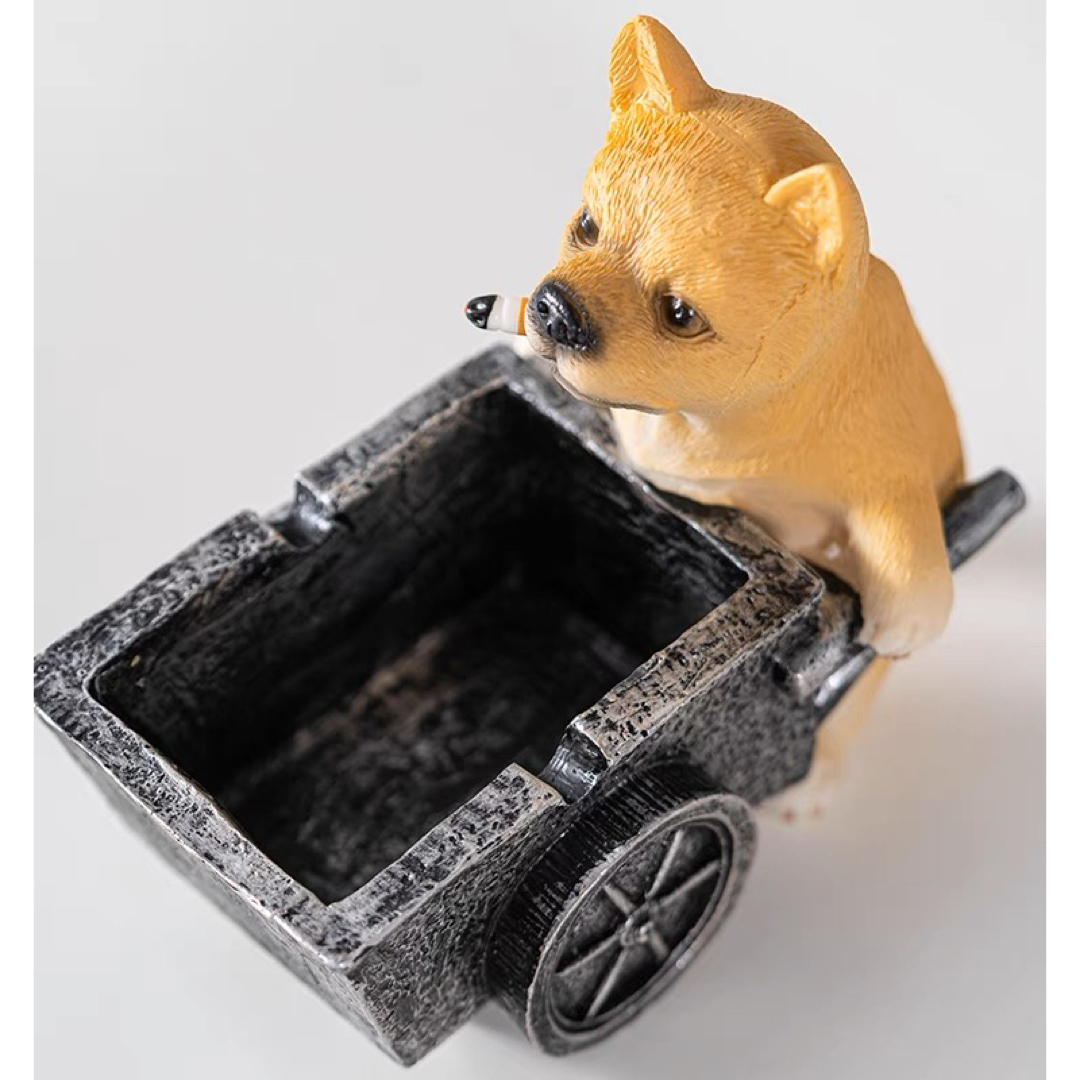 卓上灰皿 柴犬卓上収納.小物入れ.犬柄雑貨 キーケース 置物 www ...