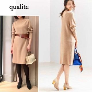カリテ ニットワンピース ワンピースの通販 70点 | qualiteの