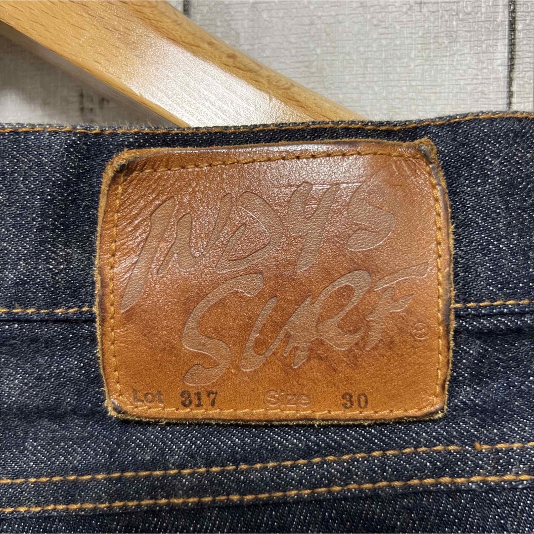 美品!INDYS SURF セルビッチデニムショートパンツ!日本製! 3