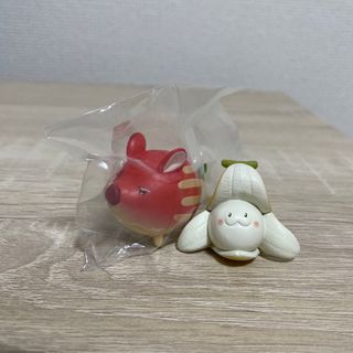 くだもの妖精さん　ウリンゴ　バナナマコ セット アニマルガチャ(キャラクターグッズ)