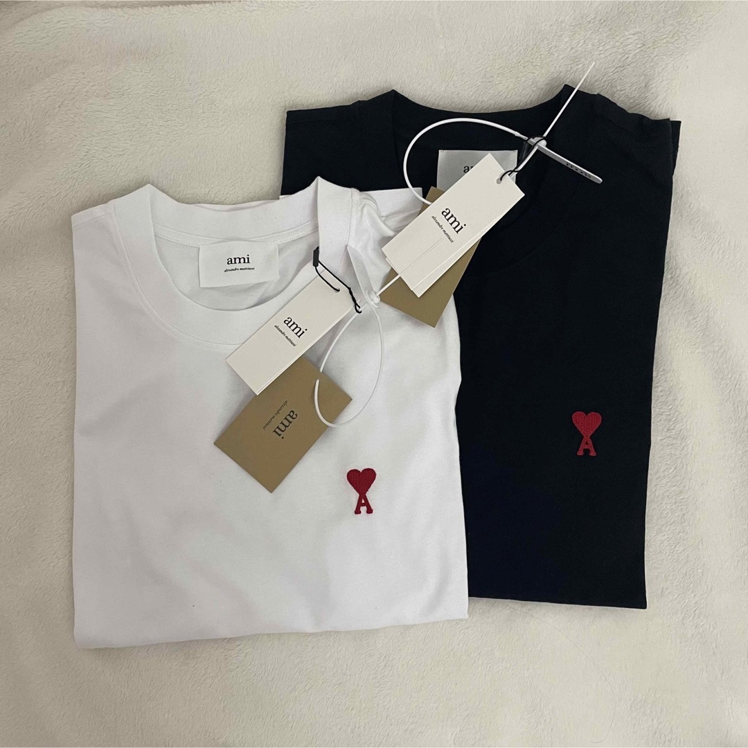 amiparis アミパリス Tシャツ 黒のみ 韓国 メンズ 正規品 | フリマアプリ ラクマ