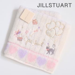 ジルスチュアート(JILLSTUART)の❤新品タグ付き ジルスチュアート タオルハンカチ【ねこちゃん柄】❤(ハンカチ)