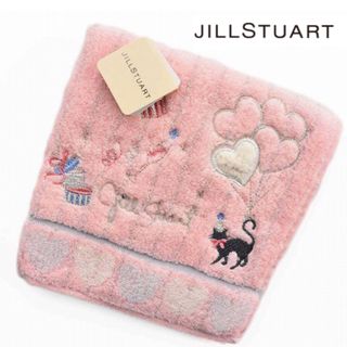 ジルスチュアート(JILLSTUART)の❤新品タグ付き ジルスチュアート タオルハンカチ【ねこちゃん柄】❤(ハンカチ)