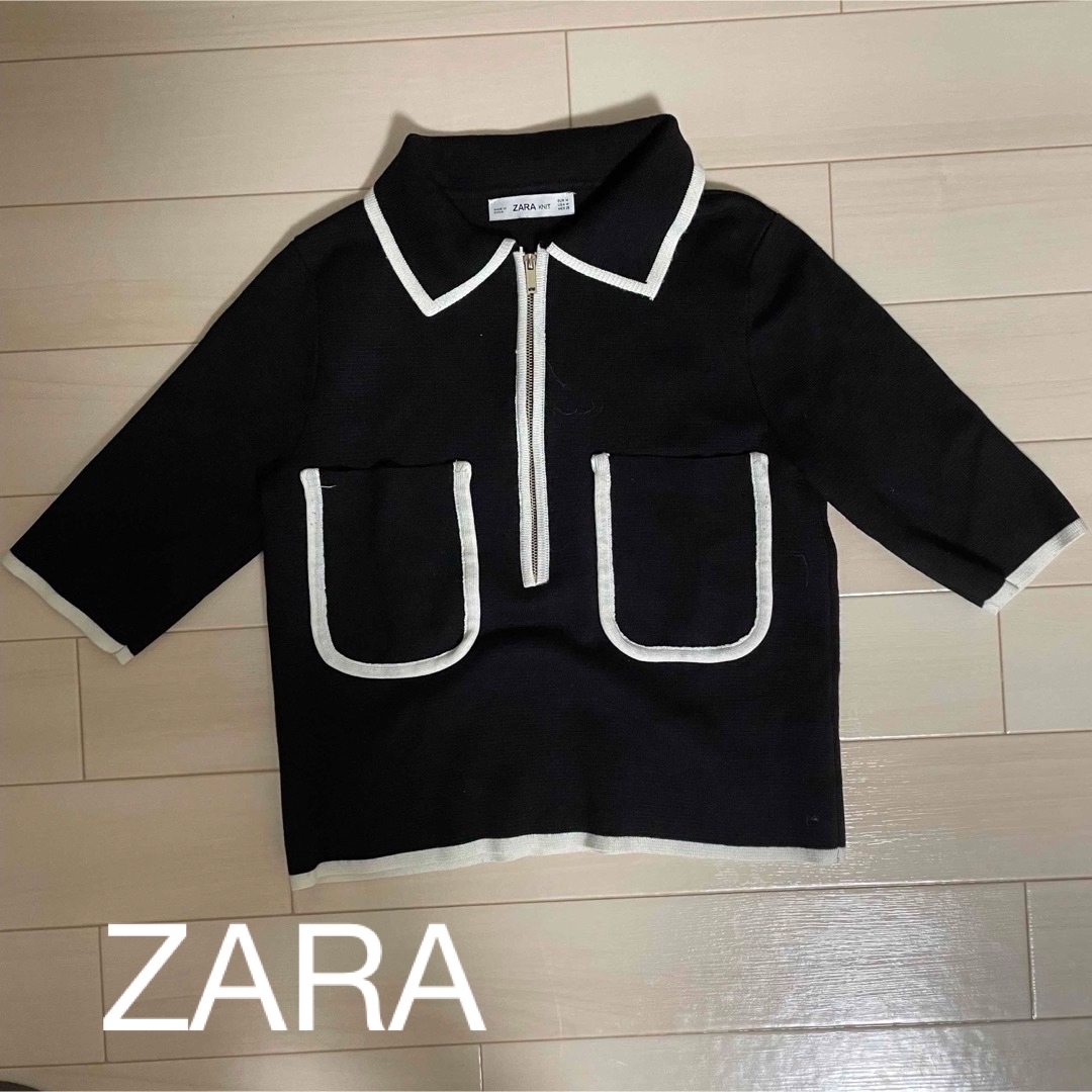 ZARA(ザラ)のZARA サマーニット レディースのトップス(カットソー(半袖/袖なし))の商品写真