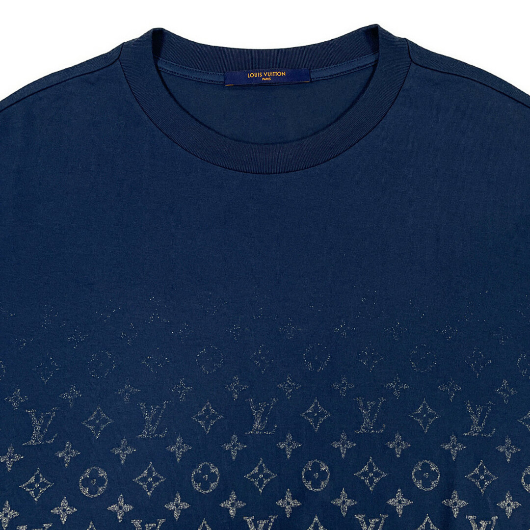 LOUIS VUITTON ルイ・ヴィトン RM221Q NPG HKY46W 22SS モノグラム グラディエント 半袖Ｔシャツ ネイビー サイズXL 正規品 / 31373 4