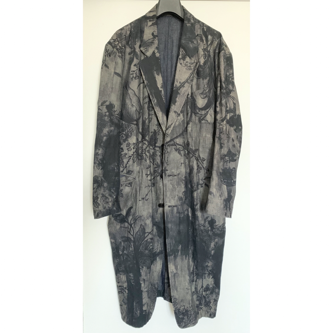 Y's 7.6oz denim Flower pattern jacket Y's 7.6oz denim Flower pattern jacket
