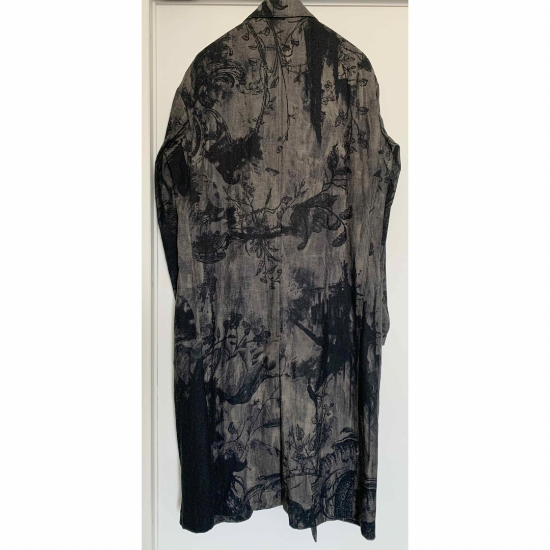 Y's 7.6oz denim Flower pattern jacket Y's 7.6oz denim Flower pattern jacket