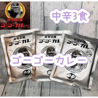 ゴーゴーカレー中辛3食セットです(o^^o)　金沢カレー　(レトルト食品)