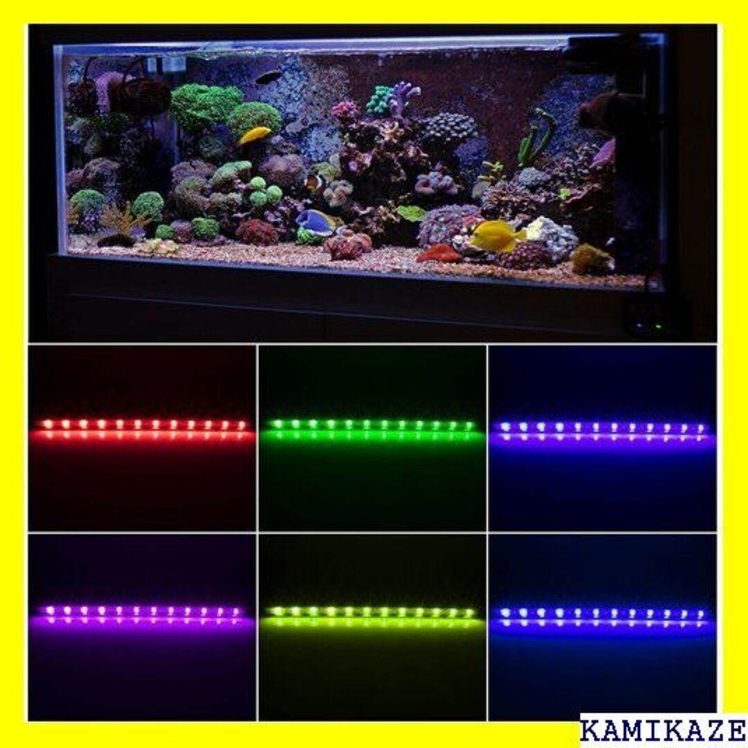 ☆ 2023 LED水族館ランプ、タイマー付き7/24自動 、植物成長用 427