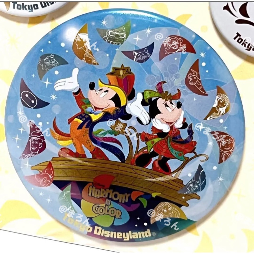 Disney - 缶バッジ セット 40周年 ハーモニーインカラー ディズニーの