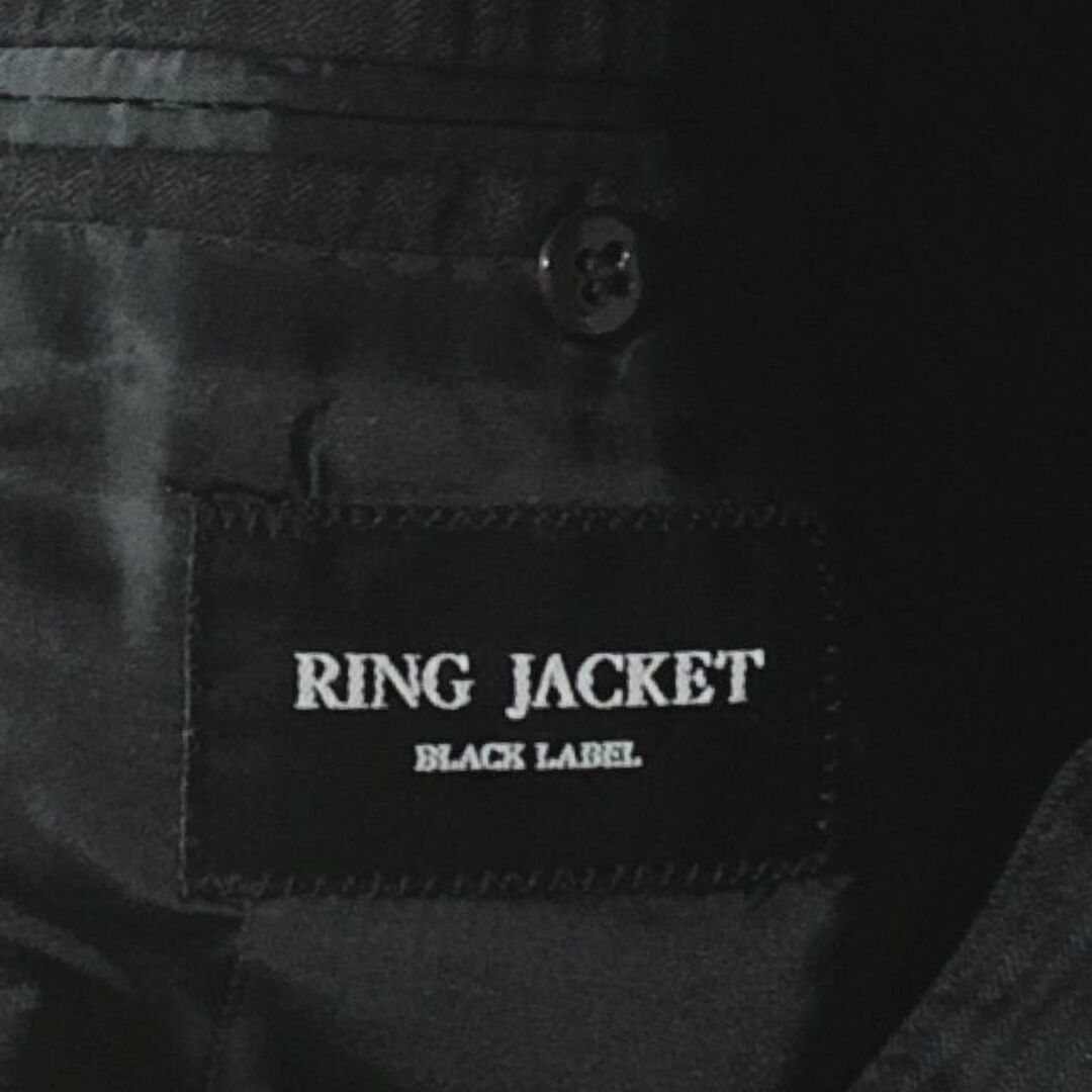 RING JACKET スーツ 46/リングヂャケット ブラックレーベル