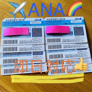 エーエヌエー(ゼンニッポンクウユ)(ANA(全日本空輸))のANA 株主優待　全日空　即日対応します。　1〜5枚(航空券)