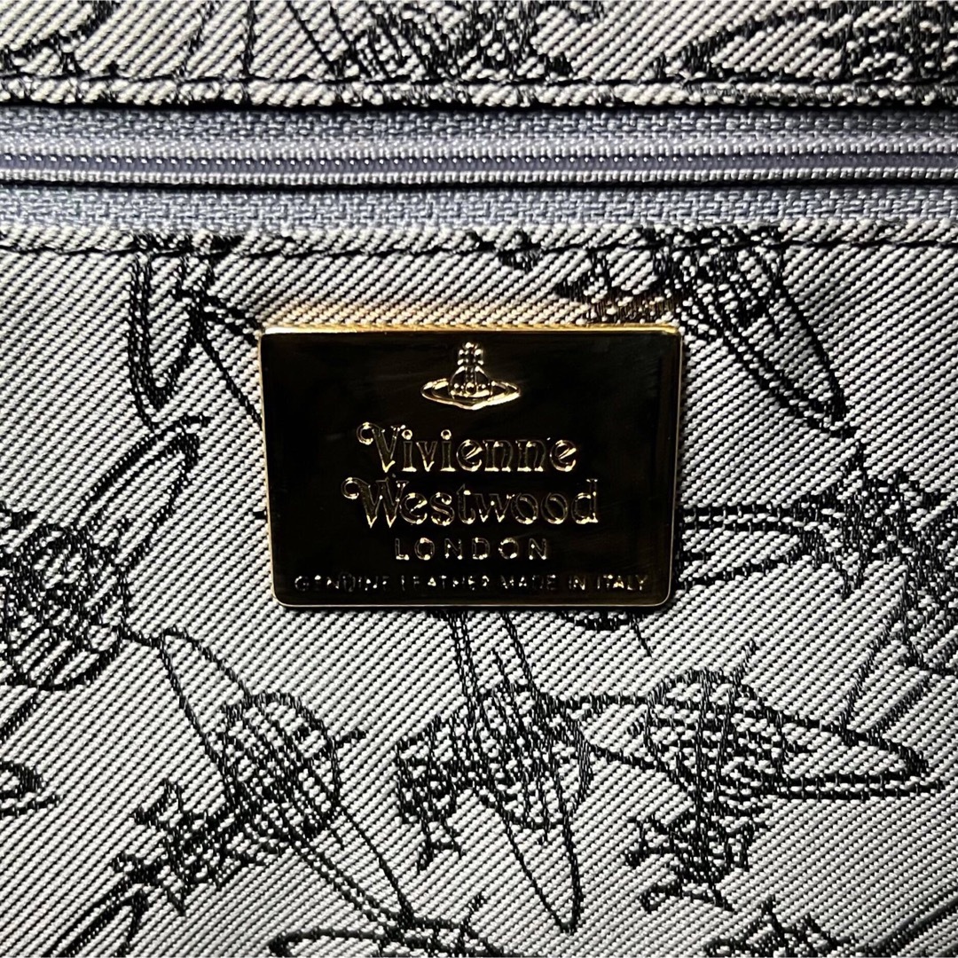 B5 極美品 Vivienne Westwood レザー トートバッグ チャーム