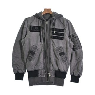 ディーゼル(DIESEL)のDIESEL ディーゼル ミリタリーブルゾン S グレー 【古着】【中古】(ミリタリージャケット)