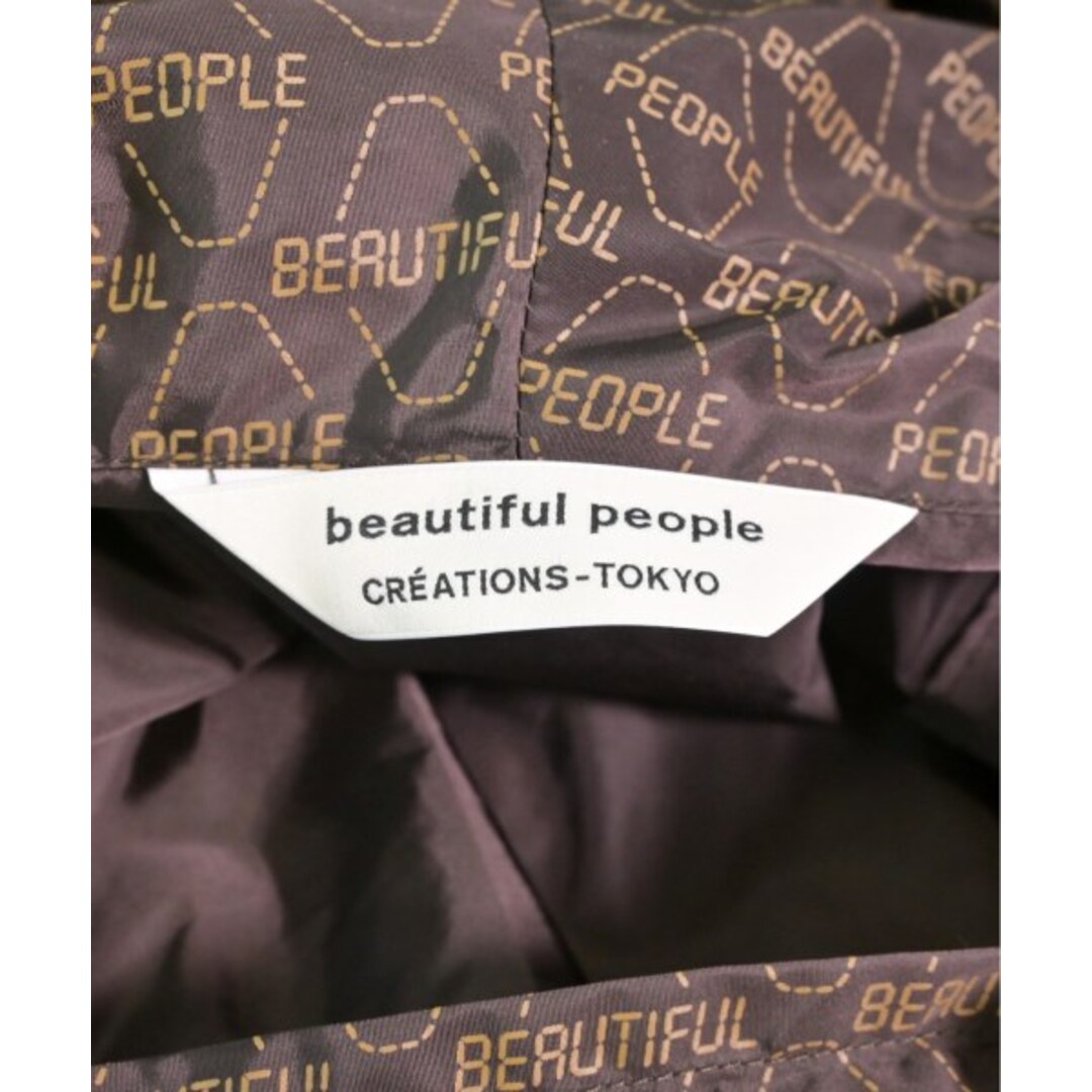 beautiful people コート（その他） 38(M位) 茶系(総柄)