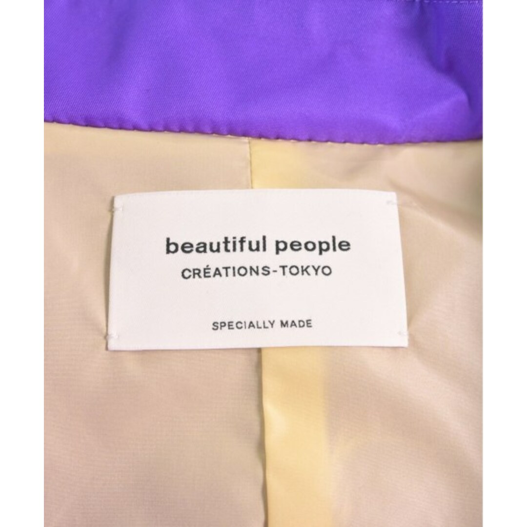 beautiful people トレンチコート 36(S位) 紫