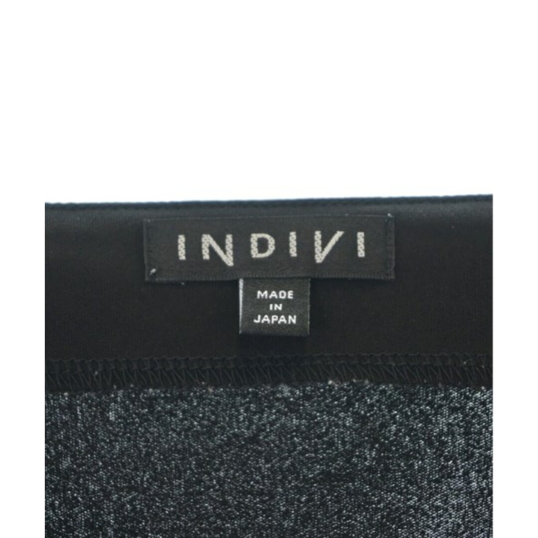 INDIVI(インディヴィ)のINDIVI インディヴィ ブラウス 42(XL位) 黒 【古着】【中古】 レディースのトップス(シャツ/ブラウス(長袖/七分))の商品写真