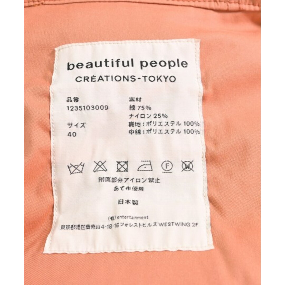 beautiful people コート（その他） 40(M位) オレンジ