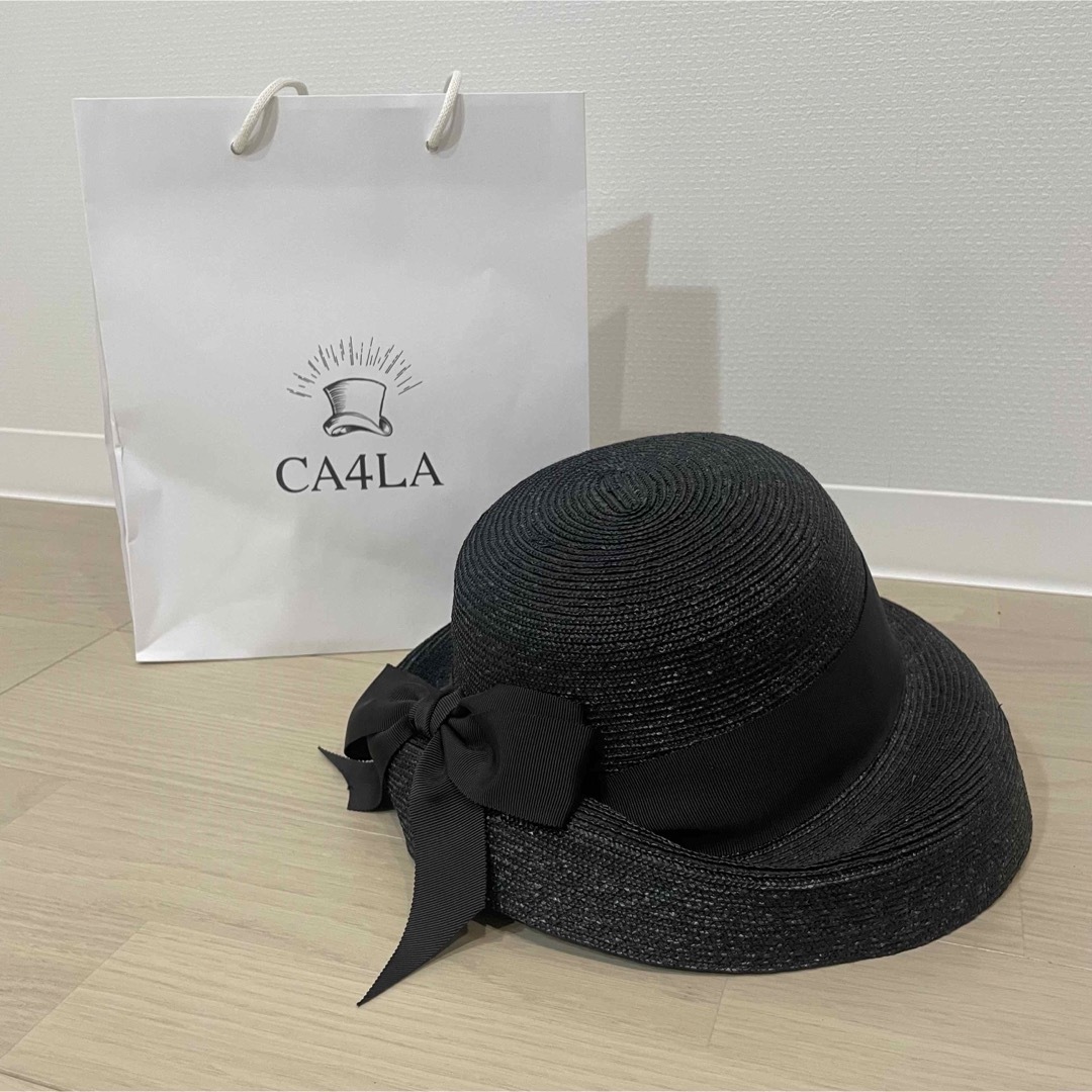 CA4LA❤️ほぼ新品✨形可愛い♡麦わら帽子★ハット  カシラ