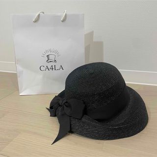 カシラ(CA4LA)のCA4LA❤️ほぼ新品✨形可愛い♡麦わら帽子★ハット  カシラ(麦わら帽子/ストローハット)