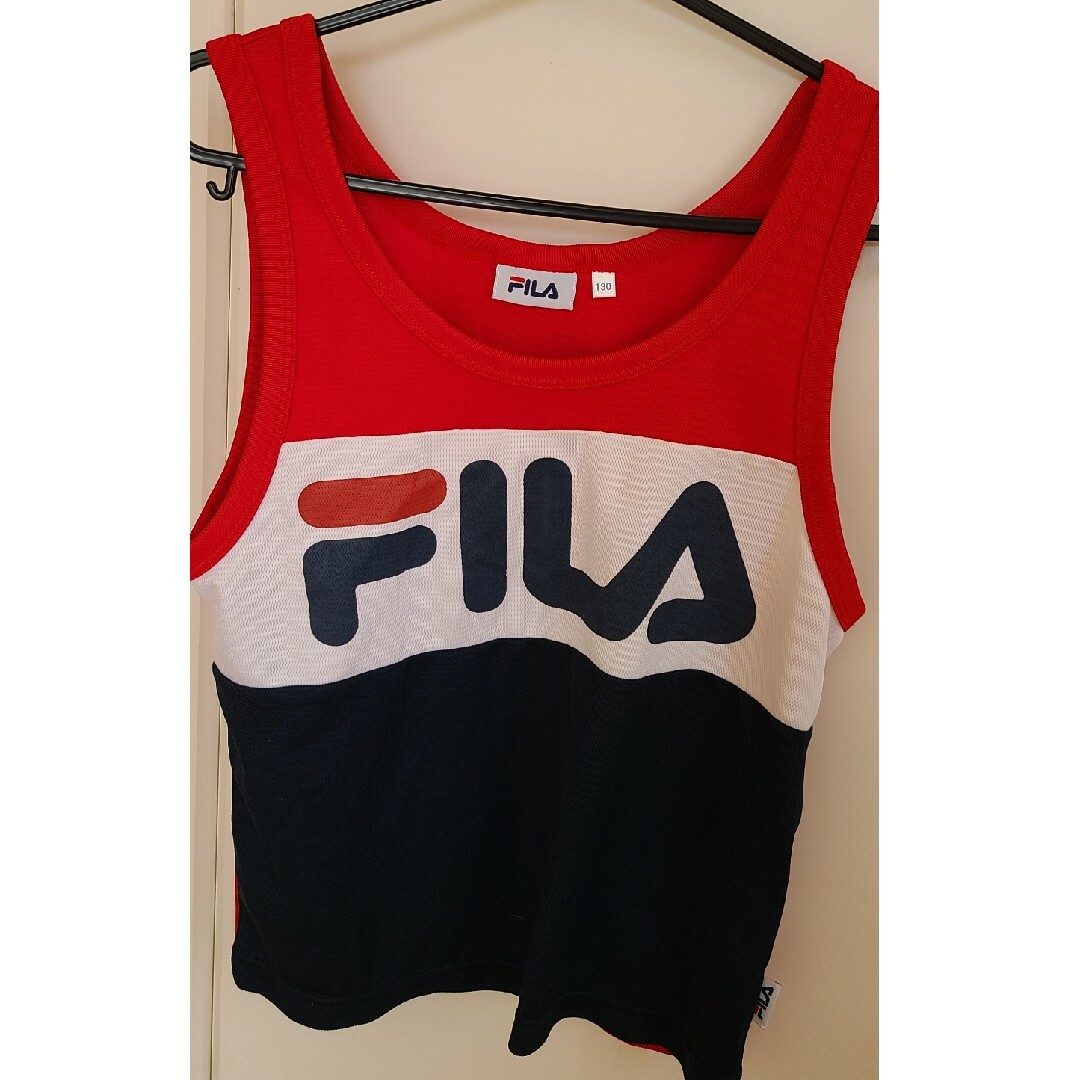 FILA(フィラ)の美品 送料込♪FILAフィラ タンクトップ130cm キッズ/ベビー/マタニティのキッズ服男の子用(90cm~)(Tシャツ/カットソー)の商品写真