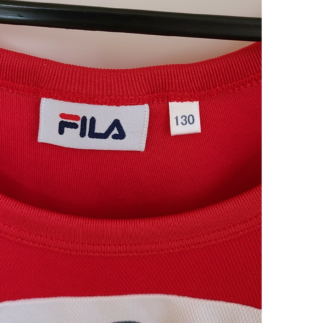 FILA(フィラ)の美品 送料込♪FILAフィラ タンクトップ130cm キッズ/ベビー/マタニティのキッズ服男の子用(90cm~)(Tシャツ/カットソー)の商品写真