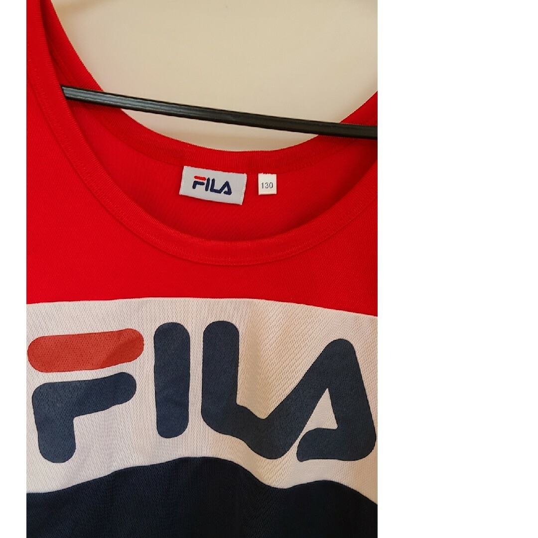 FILA(フィラ)の美品 送料込♪FILAフィラ タンクトップ130cm キッズ/ベビー/マタニティのキッズ服男の子用(90cm~)(Tシャツ/カットソー)の商品写真