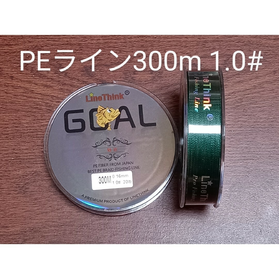 PEライン(4本編み),300m巻,1.0# スポーツ/アウトドアのフィッシング(釣り糸/ライン)の商品写真