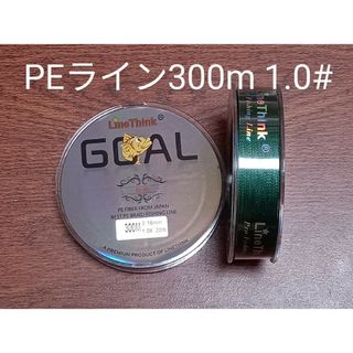 PEライン(4本編み),300m巻,1.0#(釣り糸/ライン)