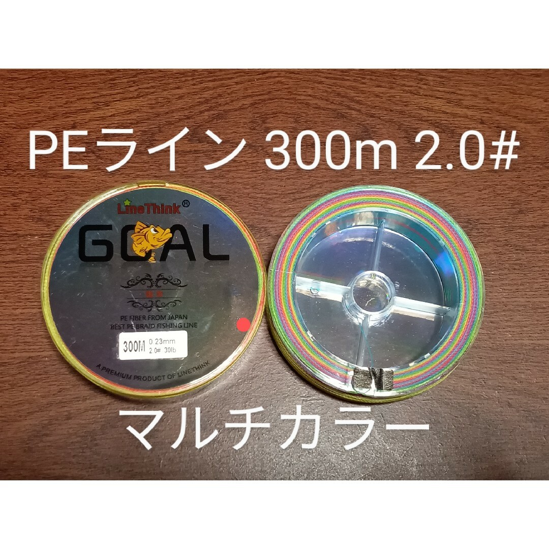 PEライン(4本編み),300m巻,2.0# スポーツ/アウトドアのフィッシング(釣り糸/ライン)の商品写真