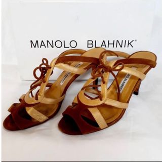 マノロブラニク(MANOLO BLAHNIK)の☆MANOLO BLAHNIK☆サンダル 24.0cm(ハイヒール/パンプス)