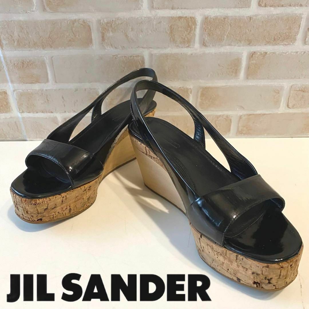 Jil Sander - 【厚底!エナメル!37サイズ!】JILSANDER厚底エナメル
