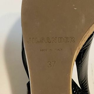Jil Sander - 【厚底!エナメル!37サイズ!】JILSANDER厚底エナメル