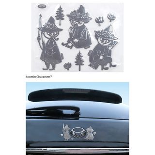 ムーミン(MOOMIN)のムーミン エンブレムステッカーラージ【スナフキン】FS075 新品(車外アクセサリ)