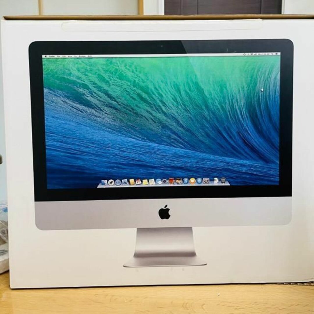 iMac 21.5inch 2014.本体.マウス付き.キーボード付.123 - デスクトップ型PC