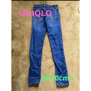 ユニクロ(UNIQLO)のUNIQLO JEANS ジーンズ　26 70cm スキニー(デニム/ジーンズ)