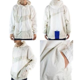 ナイキ ビッグ スウッシュ ウーブン ジャケット 白 Lサイズ